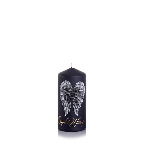Angel Wings Válec 70x150 černá matná + zlatá
