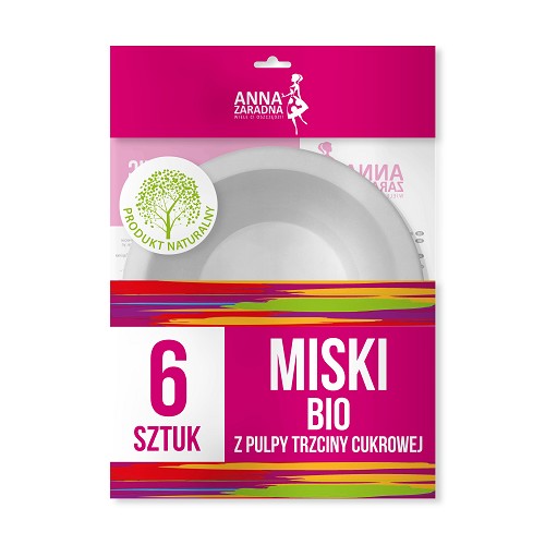AZ Misky z cukrové třtiny 6ks