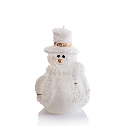 Sněhulák Figurka 125 bílo - zlatá