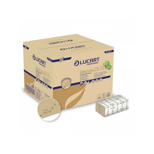 Skládané ubrousky ECO NATURAL 216 TN