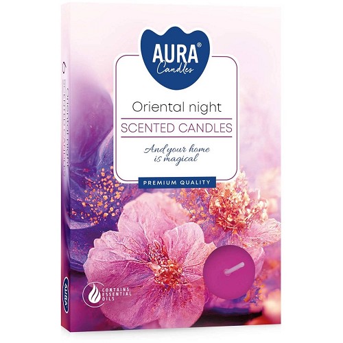 Svíčka čajová aroma - P15-272 a6 Oriental night(6 ks)