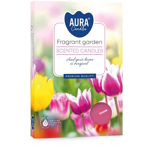 Svíčka čajová aroma - P15-364 a6 Fragrant Garden (6 ks)