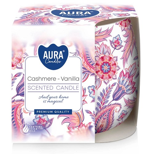 Svíčka ve skle aroma - SN71S-61 Cashmere-Vanilla