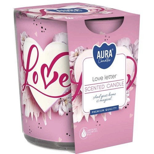 Svíčka ve skle aroma - SN72S-04 Love letter