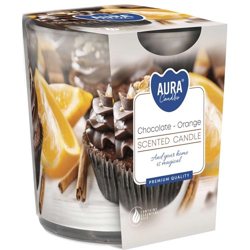 Svíčka ve skle aroma - SN72S-54 Chocolate-Orange
