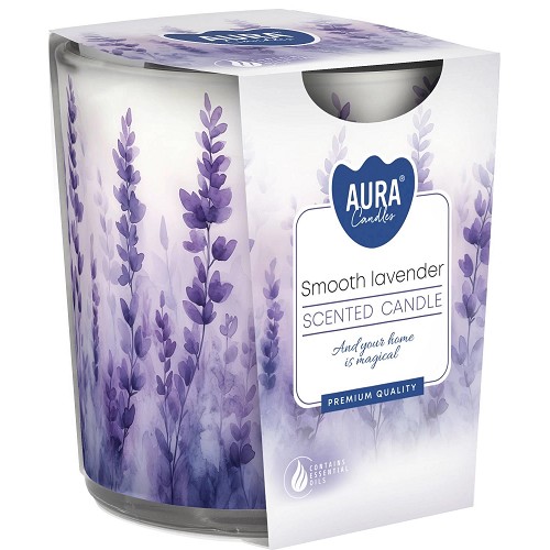 Svíčka ve skle aroma - SN72S-63 Smooth lavender