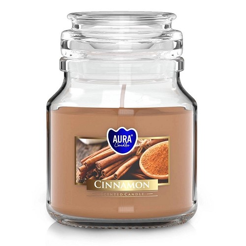 Svíčka ve skle uzáver SND71-65 cinnamon
