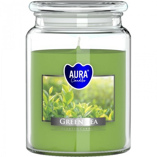 Svíčka ve skle uzáver SND99-83 Green tea