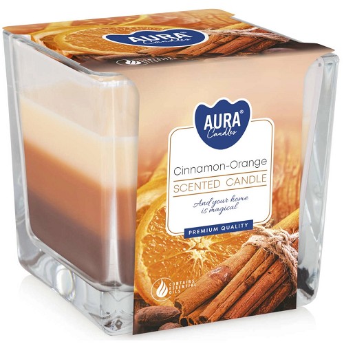 Svíčka ve skle aroma SNK80-159 cinnamon-orange