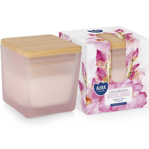 Svíčka ve skle aroma SNK80md-376 Lotus Blossom