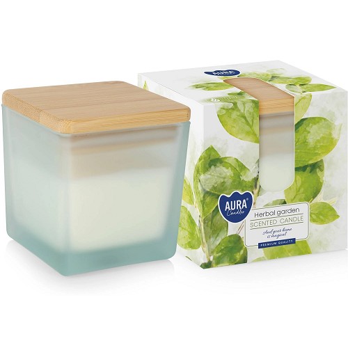 Svíčka ve skle aroma SNK80md-378 Herbal Garden