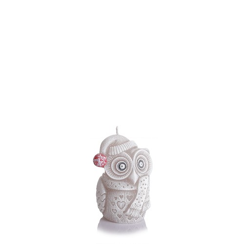 Winter Owl NEW Figurka 100 bílá + cappuccino