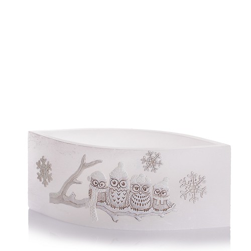 Winter Owls NEW Lampion slza 265x95 bílá + cappuccino