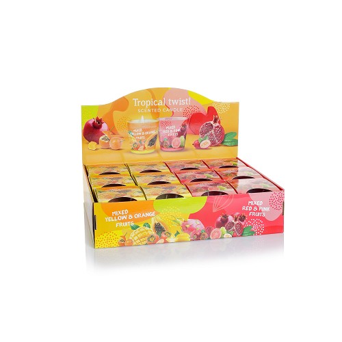 Svíčka ve skle 115 g - TROPICAL TWIST
