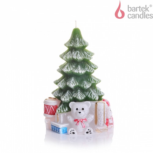 Xmas with gifts 95x150 mm zelený