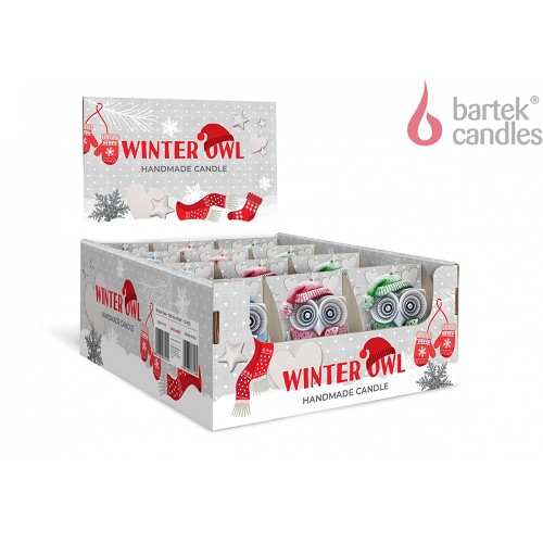 Winter Owl NEW Figurka 100 box šedá