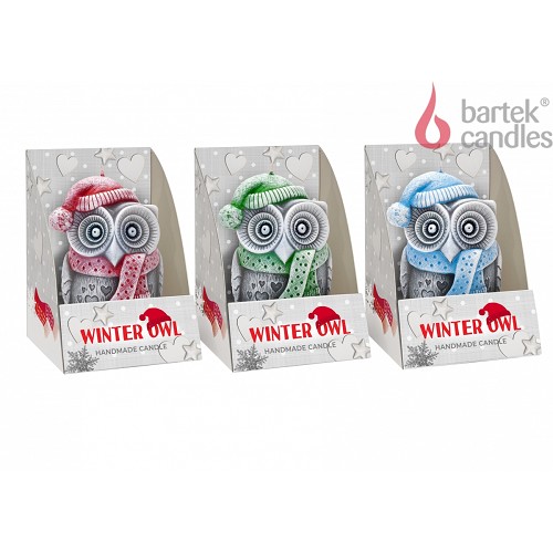 Winter Owl NEW Figurka 100 box šedá